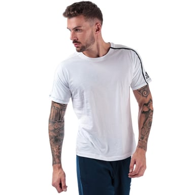 Men's adidas ZNE Crew Neck T-Shirt in White