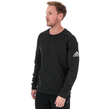 Men's adidas ID Stadium Crew Sweatshirt in Black