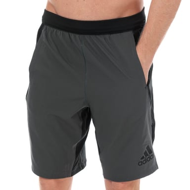Men's adidas 4KRFT Woven 10 Inch Shorts in Black Grey