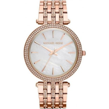 Michael Kors MK3220 Darci Pärlemor Urtavla Kristall Damklocka