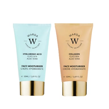 SKIN HYDRATION BOOST HYALURONIC ACID MOISTURISER 50ml + SKIN LIFTER BOOST COLLAGEN MOISTURISER 50ml