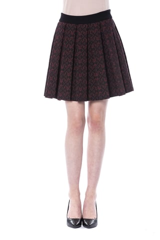 BYBLOS Women's Brown Cotton Skirt