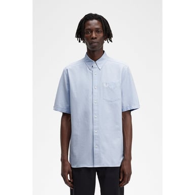 Fred Perry Mens Short Sleeve Oxford Shirt