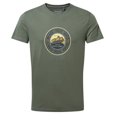 Craghoppers Mens Mightie Logo T-Shirt (Parka Green)