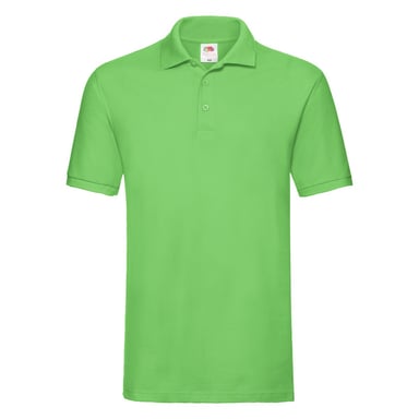 Fruit of the Loom Mens Premium Pique Polo Shirt (Lime)