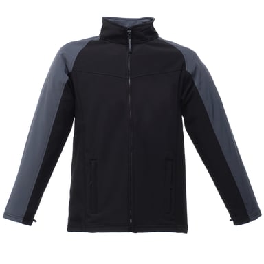 Regatta - Heren Uproar Softshell Windbestendige Fleece Vest (Zwart/Grijs)