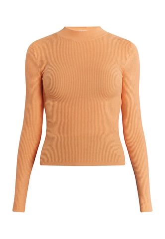 Mymo Knitted pullover women orange