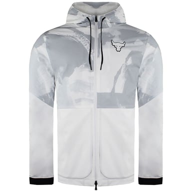 Under Armour Long Sleeve Zip Up White Mens Legacy Windbreaker Jacket 1362759 112