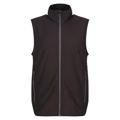 Regatta Mens Navigate Fleece Gilet (Black/Seal Grey)