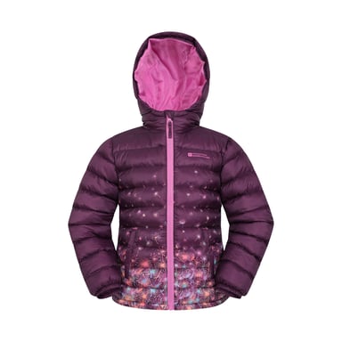 Mountain Warehouse Childrens/Kids Seasons Dandelions Padded Jacket (Purple)