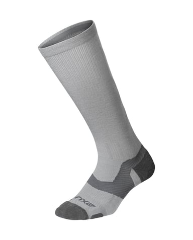 Vectr Merino Light Cusion Full Length Sock Grey/Grey
