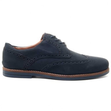 Confortable oxford Purapiel in Blue