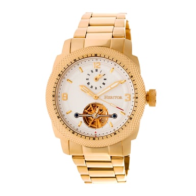 Heritor automatisch Helmsley semi-skelet armbandhorloge