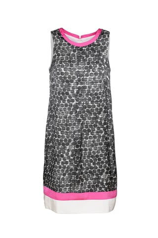 A-Line Sleeveless Print Dress