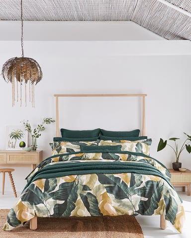 Ted Baker Urbank Ducufob3Bas Urban Forager King Duvet Cover, Green