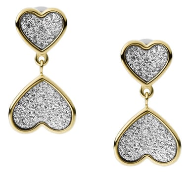 Fossil Sieraden 'Sutton' Dames RVS Oorbellen - Goud JF03939710
