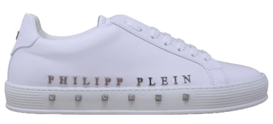 Philipp Plein MSC1333 0191 "The First Time In My Life" White Sneakers