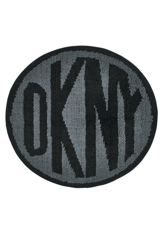 Circle Logo Bath Mat Blk