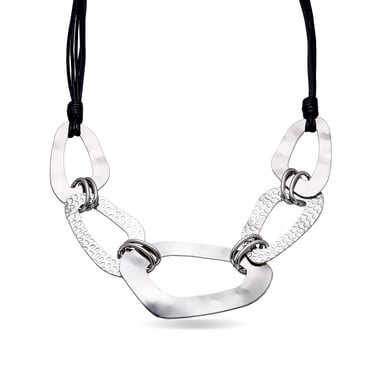 Necklace Luxenter Utbe rhodium finish