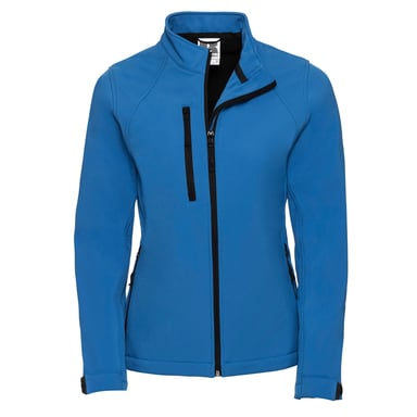 Russell Womens/Ladies Soft Shell Jacket (Azure Blue)