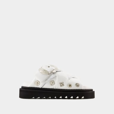 Aj1317 Sandals - Toga Pulla - Leather - White