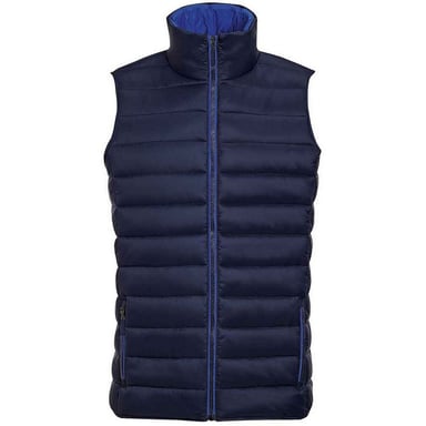 SOLS Mens Wave Lightweight Body Warmer (Navy)