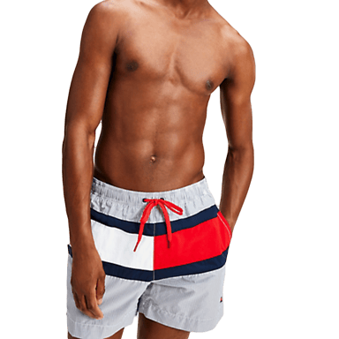 Tommy Jeans men's swimsuit with drawstring, size M