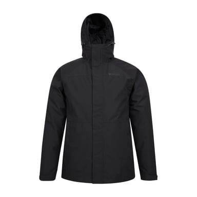 Mountain Warehouse Mens Alaskan 3 In 1 Waterproof Jacket (Black)