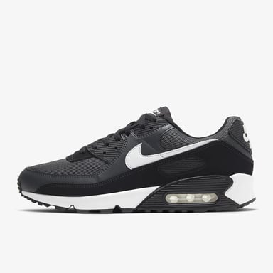 Nike Air Max 90 fritidsskor för män i Svart/Grå/Vit