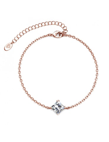 Calle Bracelet - Rose Gold and Crystal
