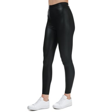 Women's Only Cool Coated Leggings in Black