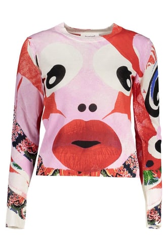 Desigual Kvinnors Rosa Linne Skjorta