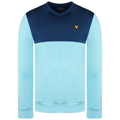Lyle & Scott Golf Mens Blue Sweater