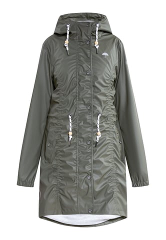 Schmuddelwedda raincoat women olive