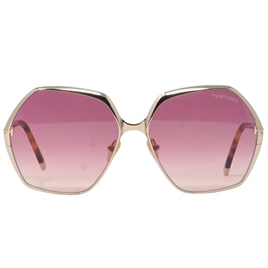 Tom Ford Fonda-02 FT0912 28T Gold Sunglasses