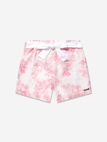 Guess Girls Cherry Blossom Lace Shorts in Pink