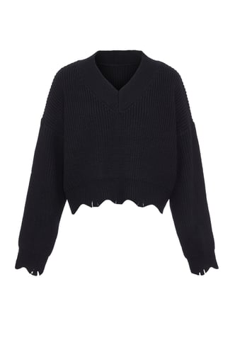 Mymo sweater women black