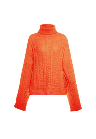Mymo sweater women orange