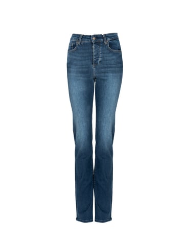 Liu Jo Jeans Authentic Straight Woman's Blue