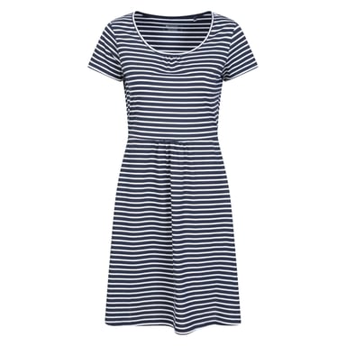 Mountain Warehouse Womens/Ladies Essentials Lora Stripe Skater Dress (Blue)