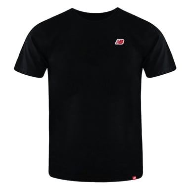 New Balance Short Sleeve Black Crew Neck Mens Small NB Pack T-Shirt MT01660 BK