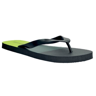 Regatta Mens Bali Colour Block Flip Flops (Bright Kiwi/Black)