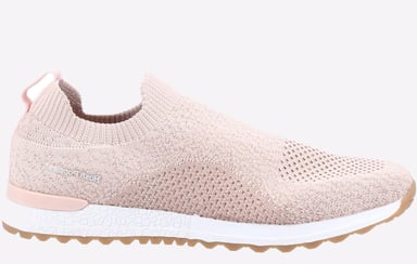 Hush Puppies Ennis Stoffen Damessneakers In Blushkleur
