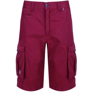 Regatta Mens Shorebay Vintage Cargo Shorts (Dark Burgundy)