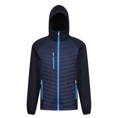 Regatta Mens Navigate Quilted Hybrid Jacket (Navy/French Blue)