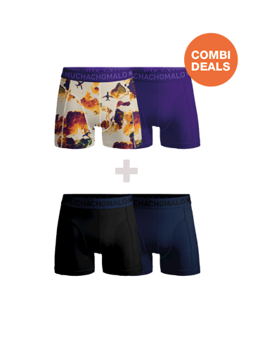 Muchachomalo Men's Boxer Shorts - 2 Pack Combideal - Men's Underpants