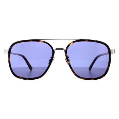 Police Aviator Womens Dark Havana Blue SPLC49 Lewis 21