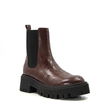 Dune Ladies PASTO Tractor-Sole Leather Chelsea Boots PASTO