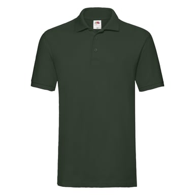 Fruit of the Loom Mens Premium Pique Polo Shirt (Bottle Green)