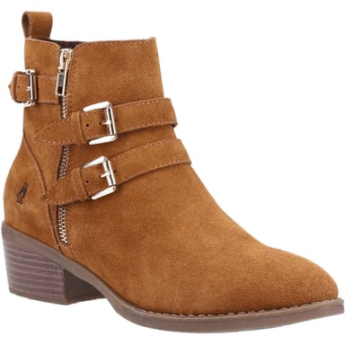 Hush Puppies Womens/Ladies Jenna Leather Ankle Boots (Tan)